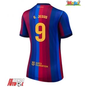 Barcelona Gabriel Jesus #9 Primera Equipación Mujer 2026-27 Manga Corta